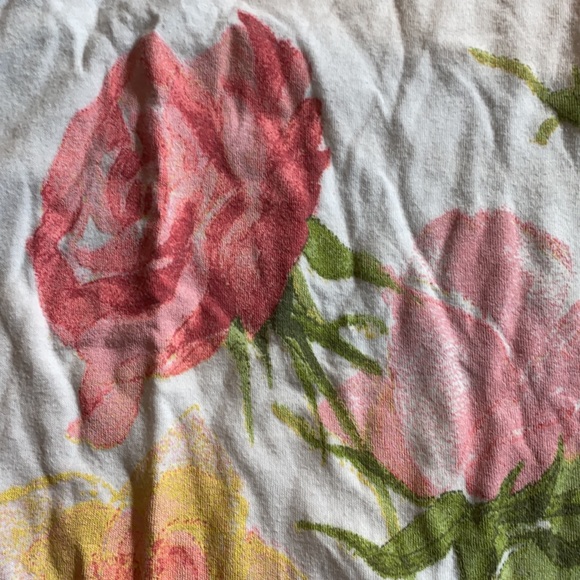 Summer tank top | floral design | size small - Picture 3 of 4
